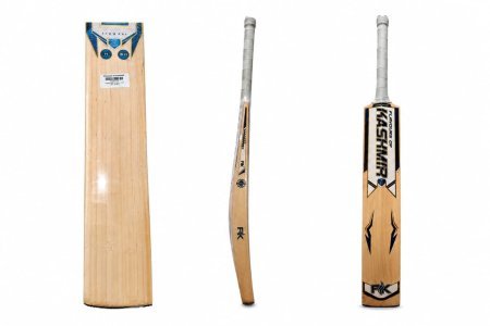 Leather Bat A Grade | Premium Kashmir Willow Cricket Bat | 9+ Straight Grains | Double Shade Willow | Under 1220g | Ready to Play | ICC Standard Size | Includes Free Bat Cover, Extra Grip & Face Tape